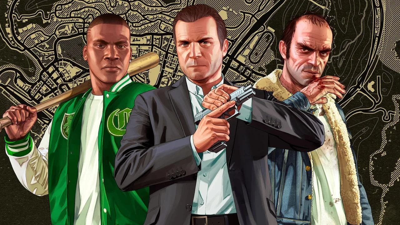 Capa de Grand Theft Auto V