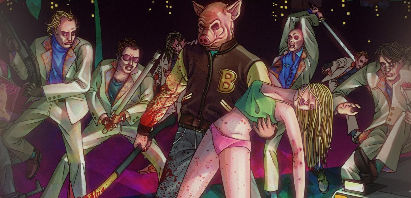Capa de Hotline Miami